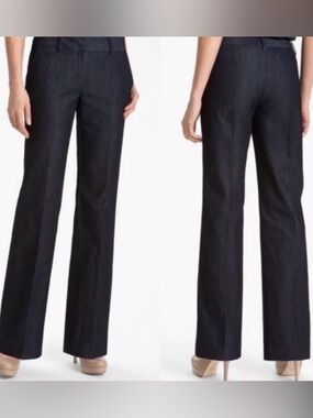 Halogen Taylor Fit Dark Wash Denim Trousers 10 NWOT